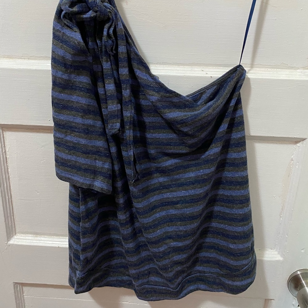 NWT Lucky brand one shoulder striped top - Picture 8 of 8